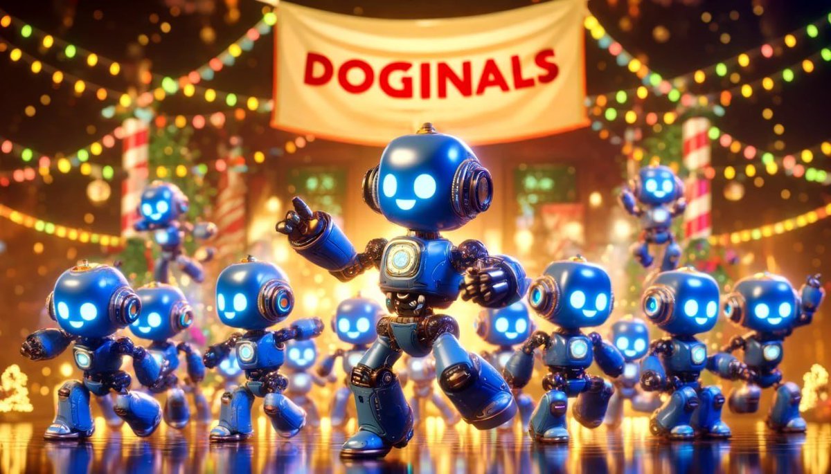 🤖 RoboAI presents Gas-Free MINT on DOGINALS!

🕯 These last few days, red candles in the Crypto market have been disheartening. Let's spread a little happiness with Free Activity for the Community.

🎨 There will be a 3D Recursive Collection with only 2024 supply.

📋 Let's