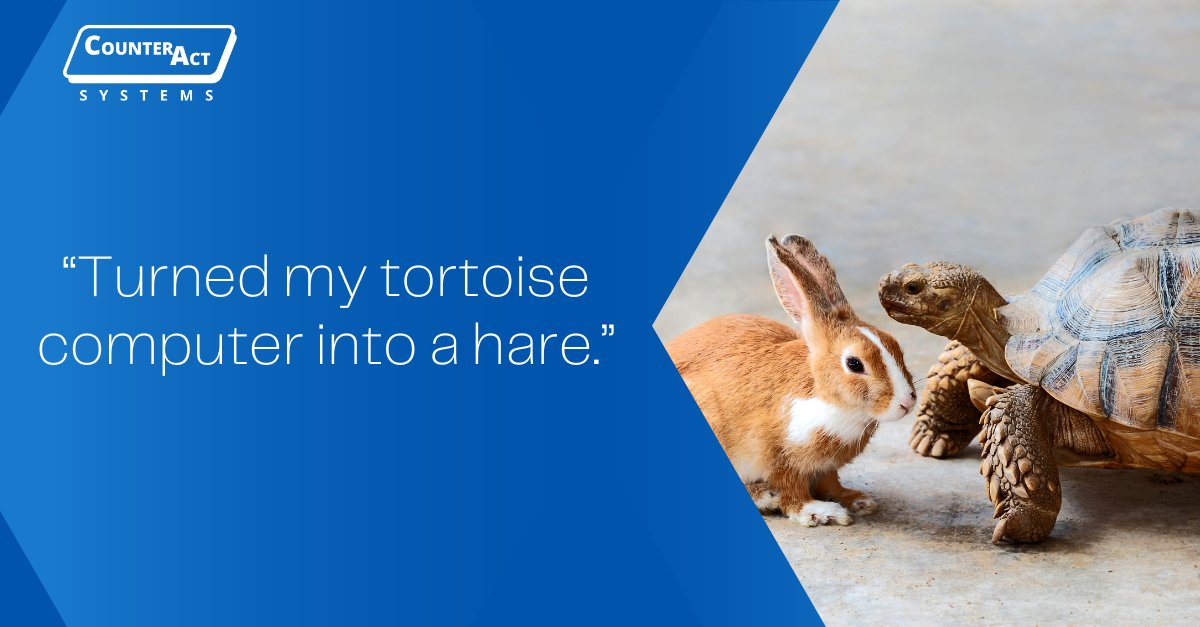 We just transformed another sluggish 'tortoise' computer into a speedy 'hare'! 
Call us on 01234 240 680 or email sales@counter-act.co.uk 

#ComputerRepair #TechMagic #counteractsystems #itrepair