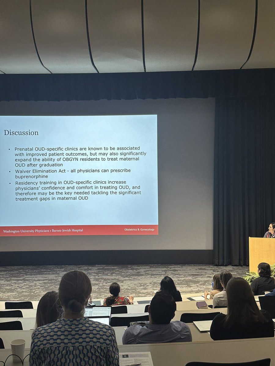 First up, PGY-3 Dr Herbosa and @jchenkelly mentee presents her work demonstrating measurable impact of training and OUD multidisciplinary clinic in residency on comfort and skill of managing OUD after graduation.