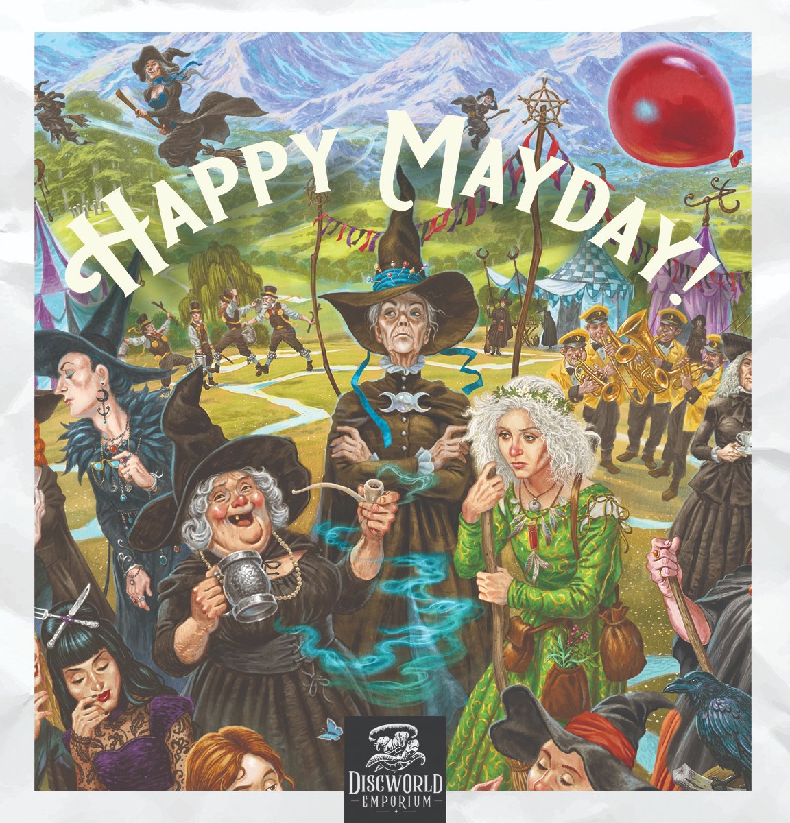 ‘It was bad enough Magrat telling me about maypoles and what’s behind ’em,’ said Granny. She added, wistfully, ‘I used to enjoy looking at a maypole of a spring morning.’  #TerryPratchett #WitchesAbroad

#Discworld
#MayDay 
#MayDay2024