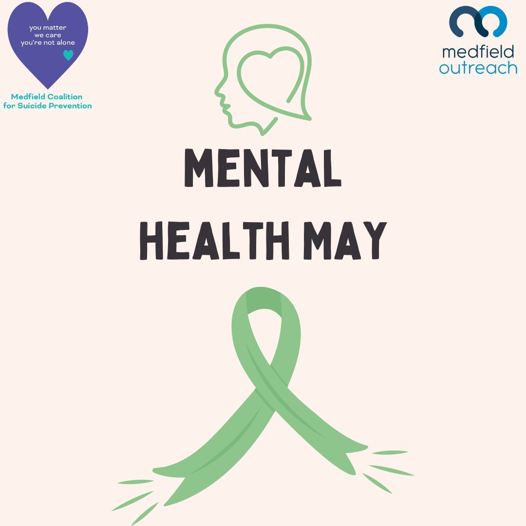 It's May, which can only mean one thing, the kickoff of our Mental Health May campaign! Check out our community calendar on our website & in our Instagram story highlights to see different events going on around Medfield that promote mental wellness.