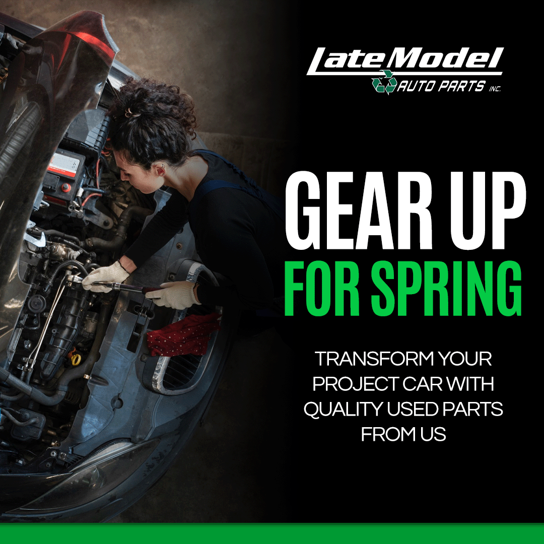 Get ready for spring at Late Model Auto Parts!  We've got you covered with a wide range of auto parts, from engines, suspension parts, and braking systems. Gear up and hit the road with confidence!  #SpringAutoParts #LateModelAutoParts #QualityMatters #AutoPartsSpecialists