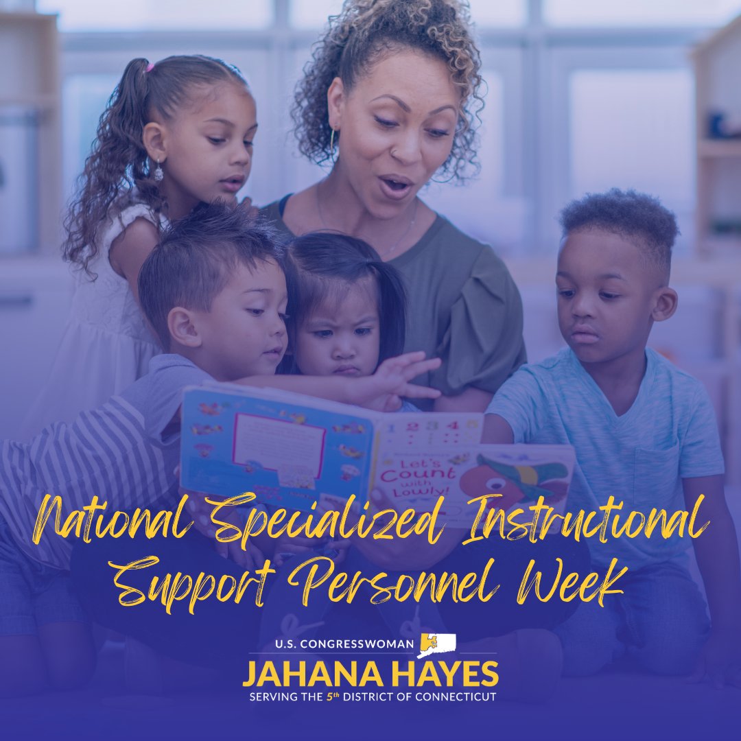 This week we recognize the specialized instructional support personnel who work every day to foster safe learning environments and help students thrive. Thank you, @RepBrianFitz, for joining me in this effort. #SISPWeek2024