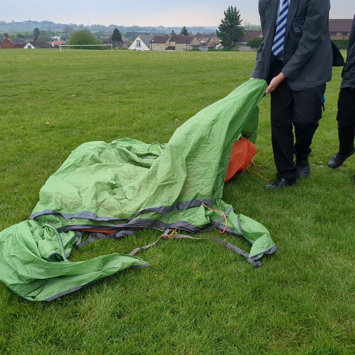 Tents skills tonight... Who is going to pitch their tent first? #dofe #skillsforlife #teamwork