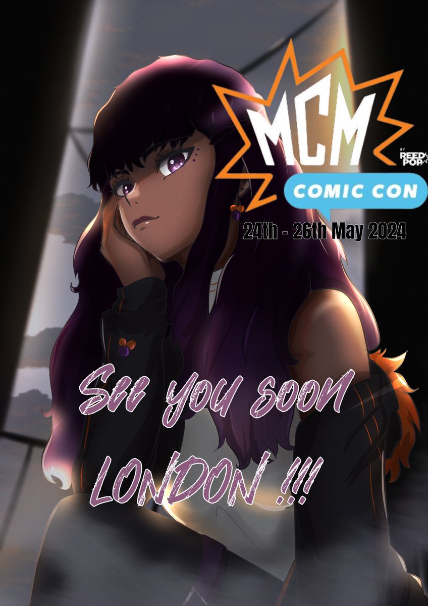 🚨 REMINDER 🚨

I'll be at booth S349 opposite the autograph area 🧡

See you at the end of the month 🎉🎉