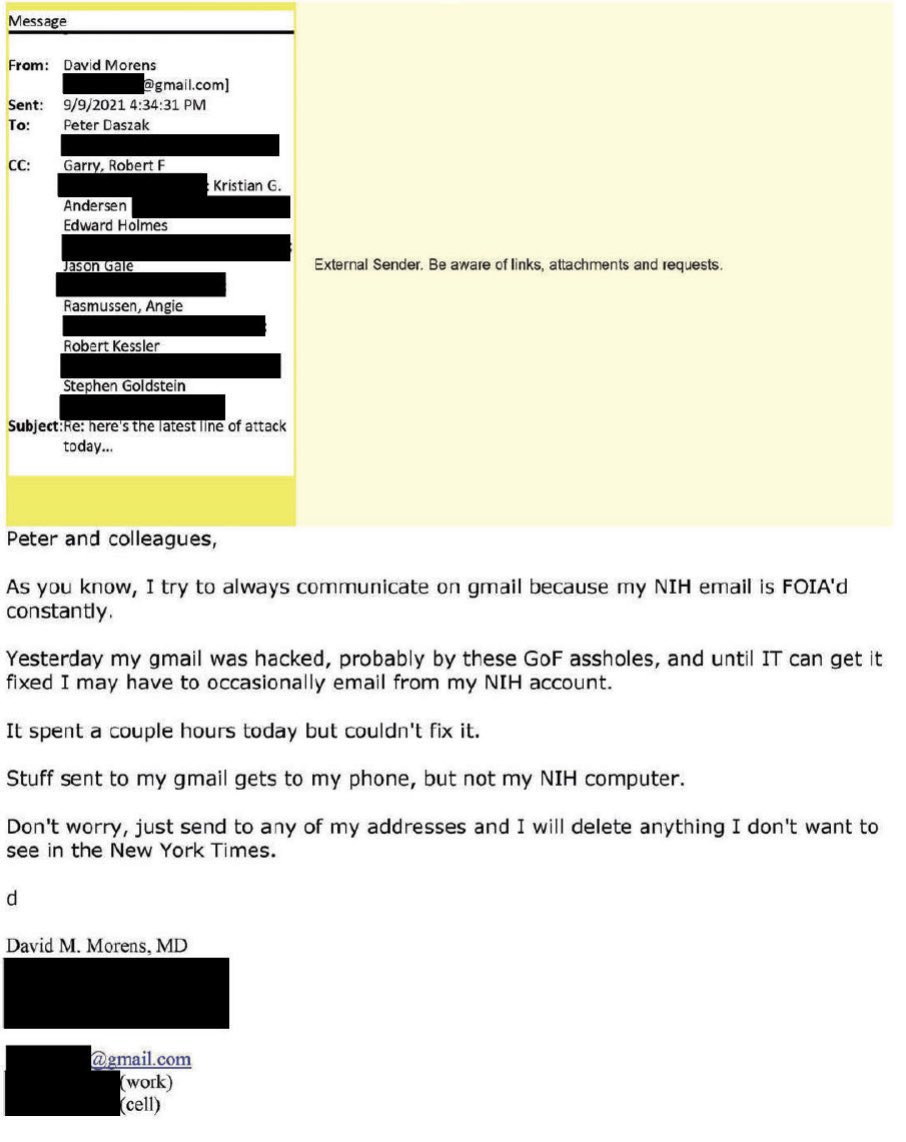 /1🚨LAWSUIT — We just sued HHS for unlawfully hiding records that Dr. Fauci’s Senior Advisor, Dr. Morens, intentionally subverted from federal custody by illegally using a personal email for official business. 

Destruction/removal of these records is a FELONY under the law: