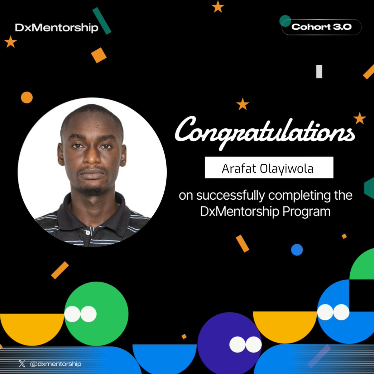 Graduated as a certified developer relations engineer at @dxmentorship 🎉🎉🎉. I look forward to blending my software engineering experience and passion for teaching, writing and communication in the space 🚀.  Now open for devrel internships and junior position 🤝🤝