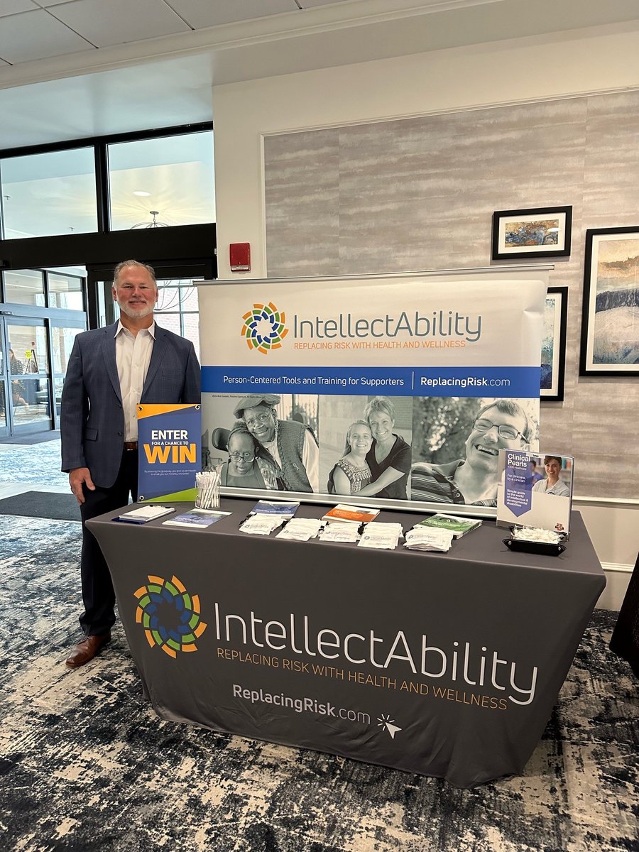 Dr. Craig Escudè is at the ADDP (MA) Conference in Norwood, Massachusetts. Stop by our new booth and say hi! #addp #idd #intellectualdisabilities #developmentaldisabilities #personcentered #healthequity #replacingrisk