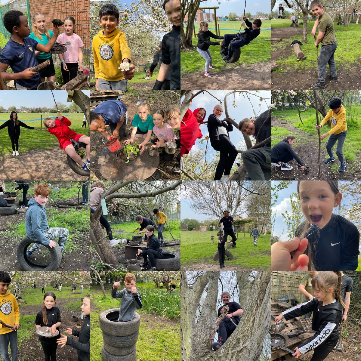 6K had a great time during their forest school session today! The children made a five star restaurant for the members of staff outside. They loved severing the many different courses! 🪱🪲🍔🥗 #forestschool #forestschoolatkew