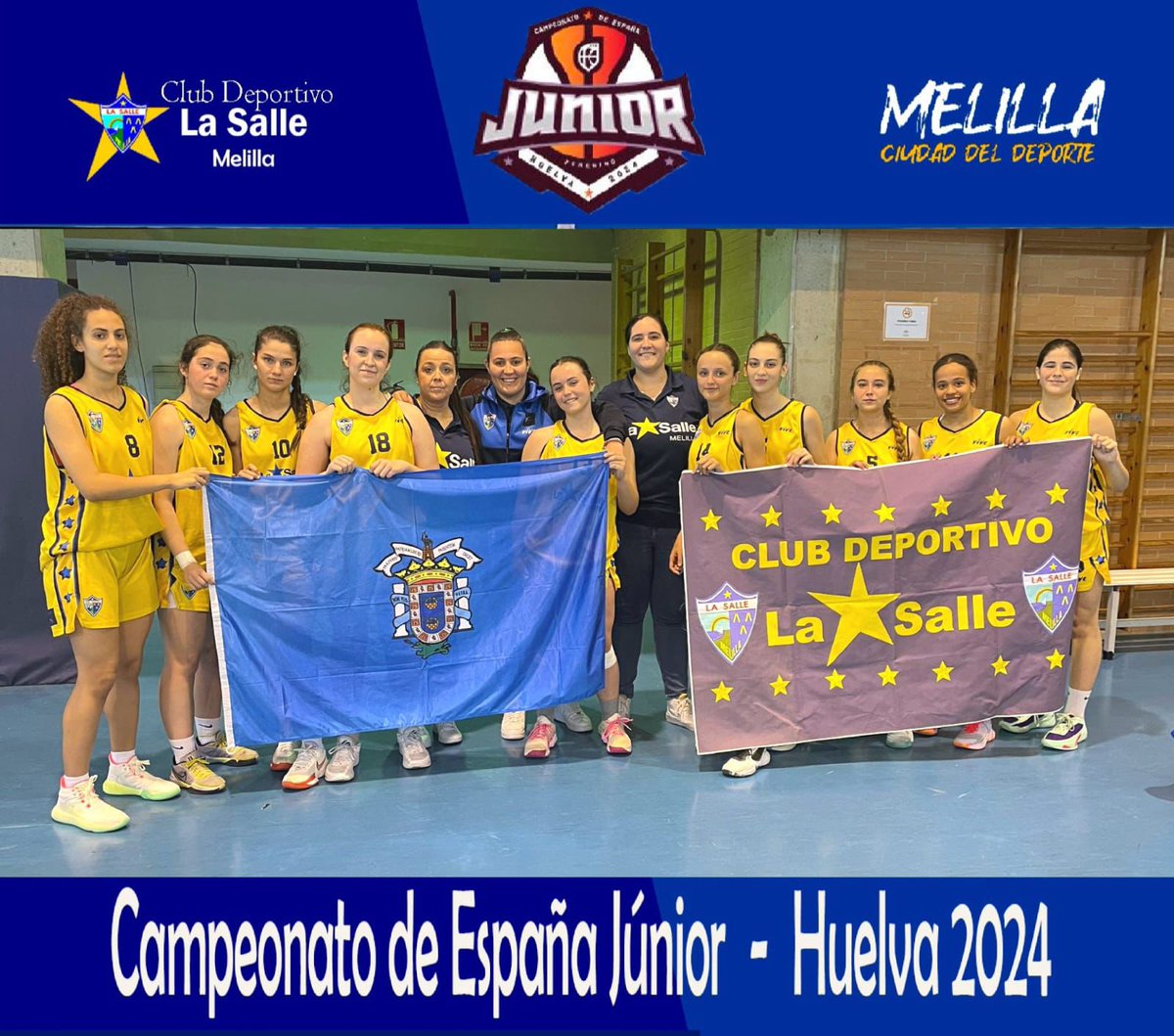 ⛹🏻‍♀️Nuestras Júniors concluyen su participación en el Cto de Clubes de España, con la mochila llena de aprendizaje y experiencias. ¡Enhorabuena por el trabajo y el esfuerzo chicas, a seguir trabajando! 💙💛