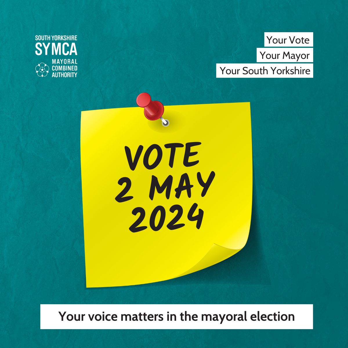 Don’t forget – you have until 10pm tonight to have your say by voting for the next Mayor of South Yorkshire. You can find your local polling station here: maps.doncaster.gov.uk/portal/apps/we…