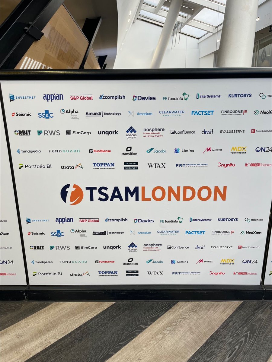 This morning at #TSAMLondon, our New York MD @Andrew_Marshall hosted a fireside chat with Gerard Walsh from @NorthernTrust, talking all things T+1. The Cognito team is here throughout the day. Don't miss the chance to connect and explore further.