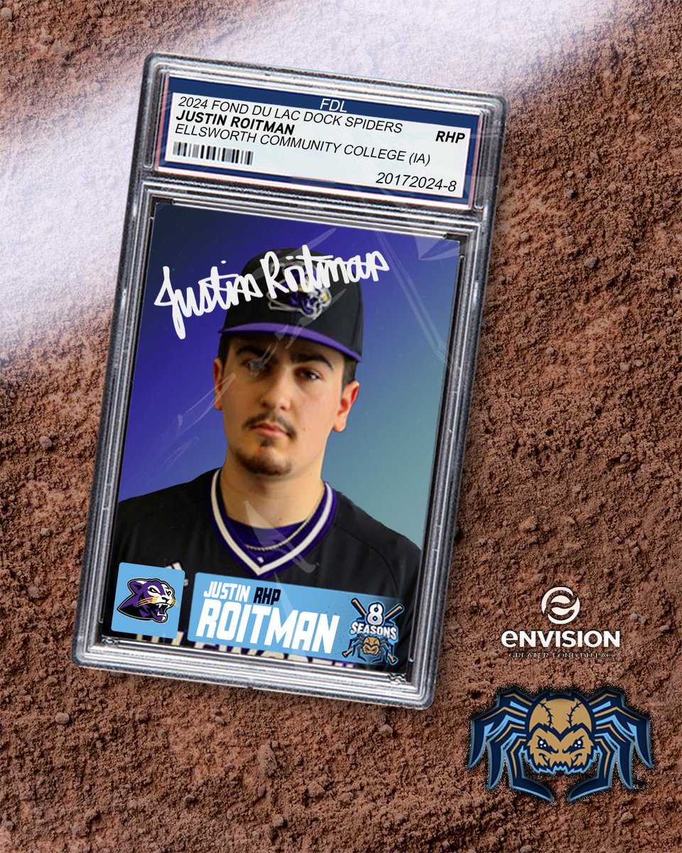Welcome to Fond du Lac, RHP Justin Roitman, presented by Envision Greater Fond du Lac! #SpinTheWeb