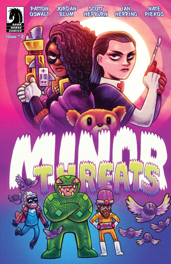 Out today! Minor Threats: The Fastest Way Down #2. I dare you to try and pick between Hepburn’s cover and a variant by the legendary @MISTERHIPP. Scumbag crooks have never looked more huggable.