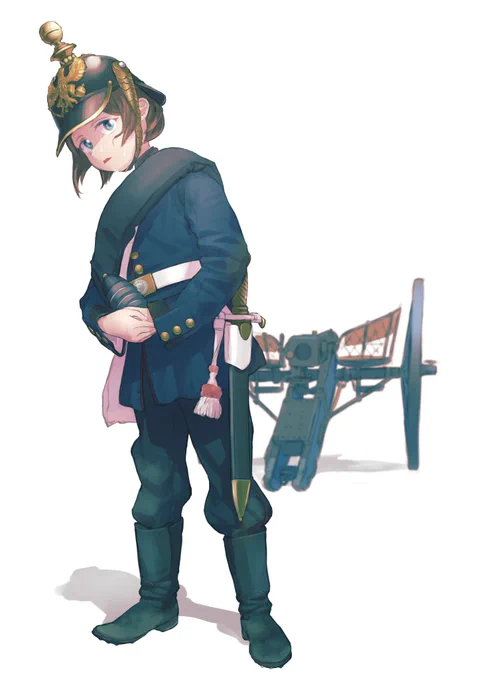 skebありがとうございました。 Prussian artillery 1870