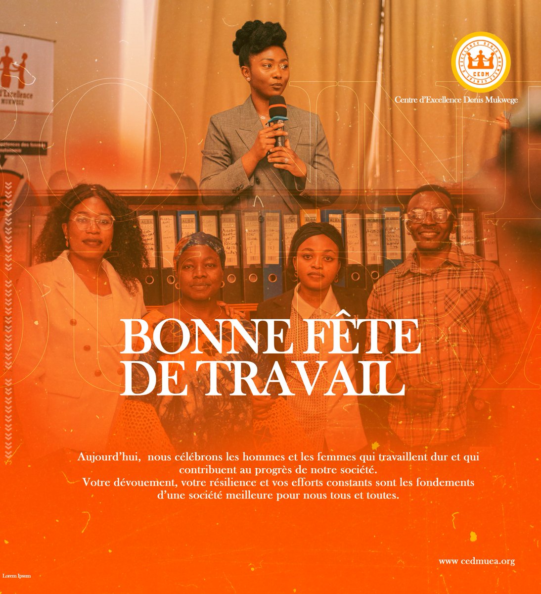 Aujourd'hui nous célébrons des hommes et des femmes qui travaillent dur et qui contribuent au progrès de notre société.  Votre dévouement, votre résilience et vos efforts constant sont les fondements une société meilleure pour nous tous et toutes.

BONNE FÊTE A VOUS.