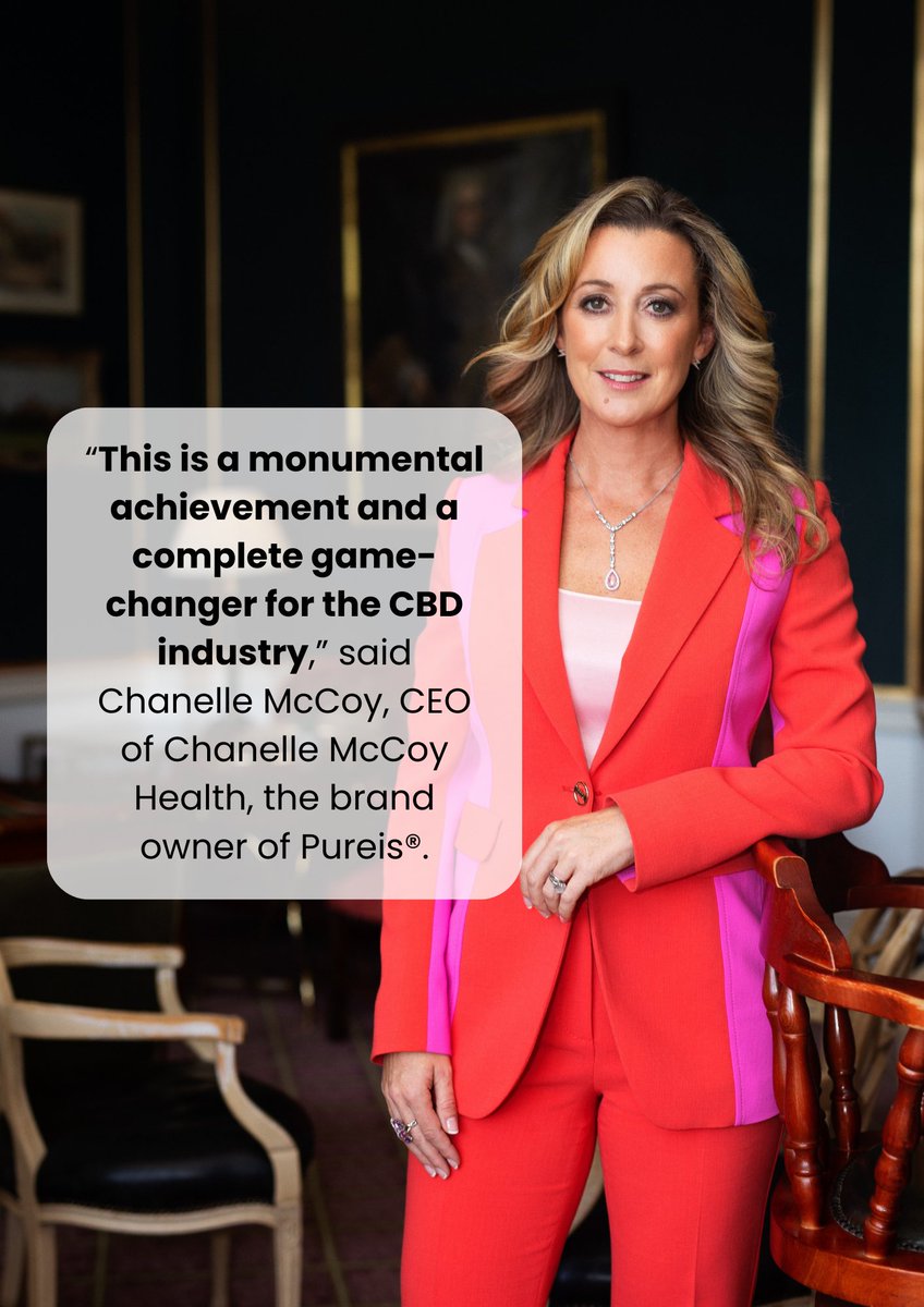 Hear what Chanelle McCoy, CEO of Chanelle McCoy Health, the brand owner of Pureis® has to say about making history with first-ever Positive Safety Assessment from the UK Food Standards Agency!

#TheFirst #Announcent #ChanelleMcCoy #HistoryMade