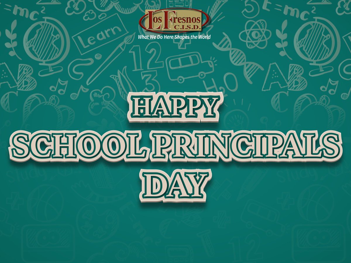 Wishing all of our campus leaders a very Happy School Principals Day! Thank you for your service to our students, families, and school community! 🫶