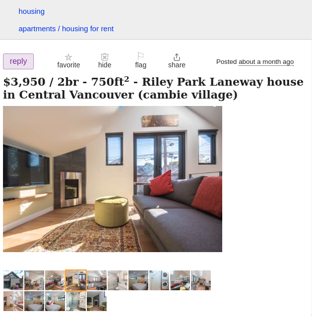 Looks like some Airbnb hosts are trying to move their listings to the long-term rental market.

#vanre