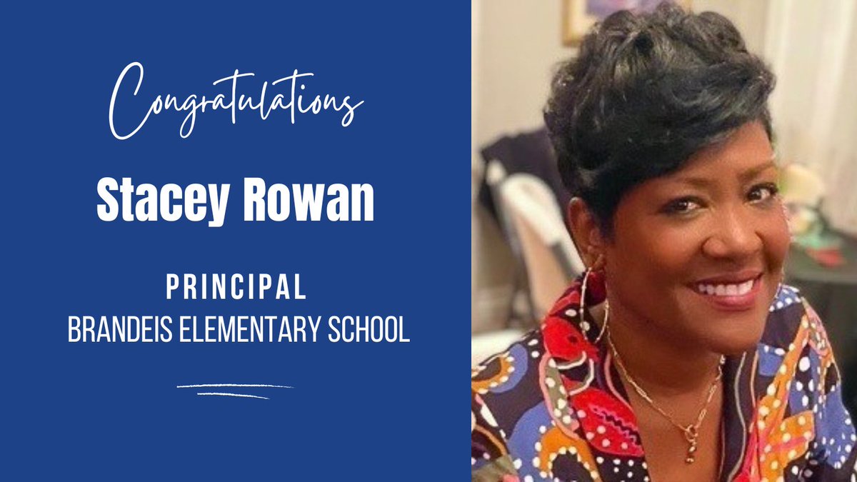 🎉 CONGRATULATIONS! Stacey Rowan named 🆕 principal at Brandeis Elementary School!

STORY ➡️ bit.ly/StaceyRowan

#WeAreJCPS @BrandeisBears