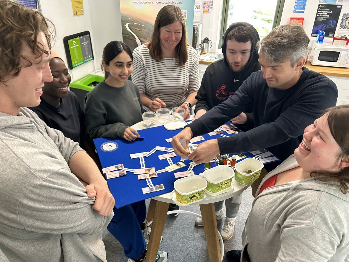 Great seminar with the 3rd year #Physios learning about the impact of #ClimateEmergency on human health 🌍 We all love the living green wall @sustainplymuni 🌱 Thanks for sharing resources from medics training with us @hilary_neve 👍