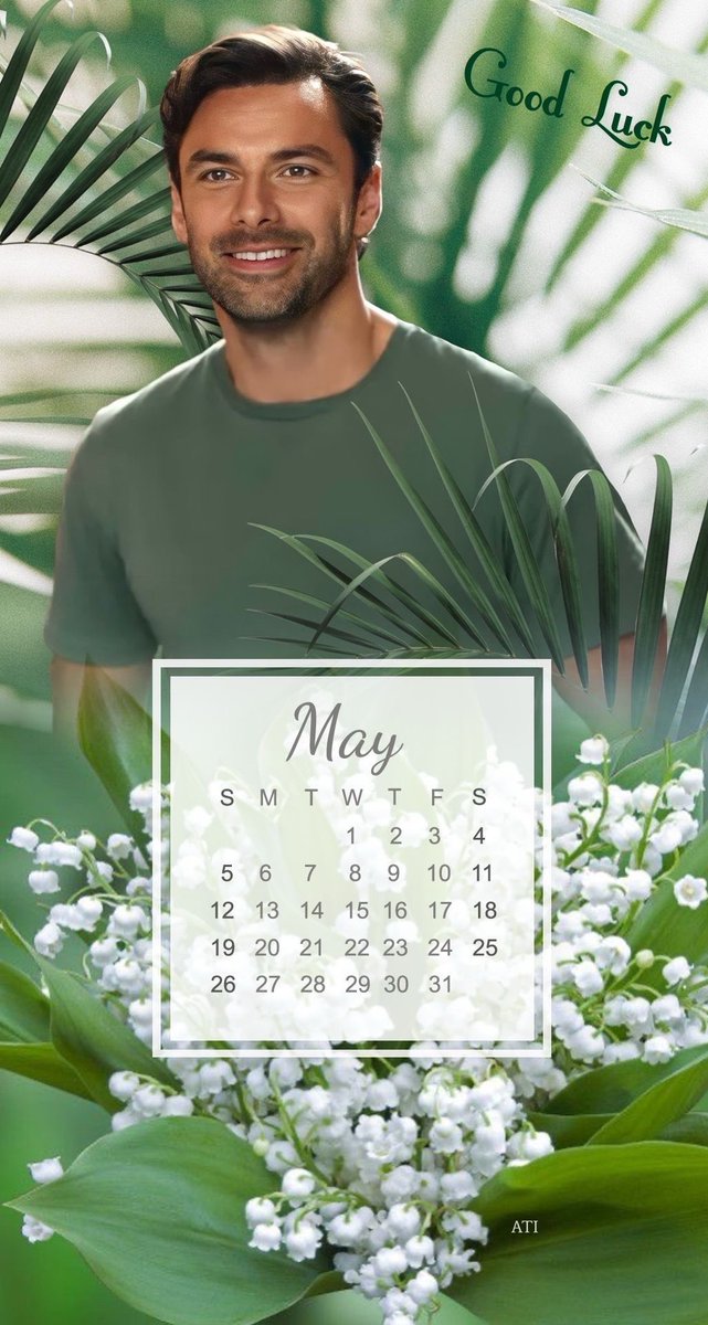 Aidan Turner
On this beautiful May day
I only have one wish !……… 
May our wonderful Aidan with his beautiful smile among the lily of the valley, bring you luck and give you lots of pleasure ❤️
#Aidanturner #Aidanturnerlove #Aidantyrnerinternational