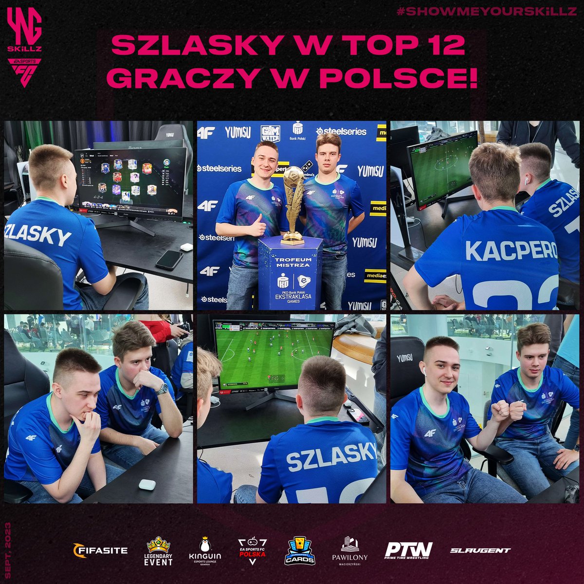 YNG SKiLLZ (@yngskillz) on Twitter photo Emocje opadły, nowy mistrz Polski FIFA/FC24 został wyłoniony (gratulacje dla <a href="/Neerven_/">Neerven</a>!), więc pora podsumować występ naszego reprezentanta <a href="/szlasky/">szlasky</a> na wielkich finałach <a href="/PKOBPESAGames/">PKO Bank Polski Ekstraklasa Games</a>! 🏆
Wyniki rozegranych meczów:
❌ 2:6 vs <a href="/Riptorek/">Kamil Soszyński</a>
❌ 1:6 vs <a href="/milosz93/">Miłosz 'milosz93' Bogdanowski</a>
❌ 0:3 vs Ipierug
✅ Emocje opadły, nowy mistrz Polski FIFA/FC24 został wyłoniony (gratulacje dla <a href="/Neerven_/">Neerven</a>!), więc pora podsumować występ naszego reprezentanta <a href="/szlasky/">szlasky</a> na wielkich finałach <a href="/PKOBPESAGames/">PKO Bank Polski Ekstraklasa Games</a>! 🏆
Wyniki rozegranych meczów:
❌ 2:6 vs <a href="/Riptorek/">Kamil Soszyński</a>
❌ 1:6 vs <a href="/milosz93/">Miłosz 'milosz93' Bogdanowski</a>
❌ 0:3 vs Ipierug
✅