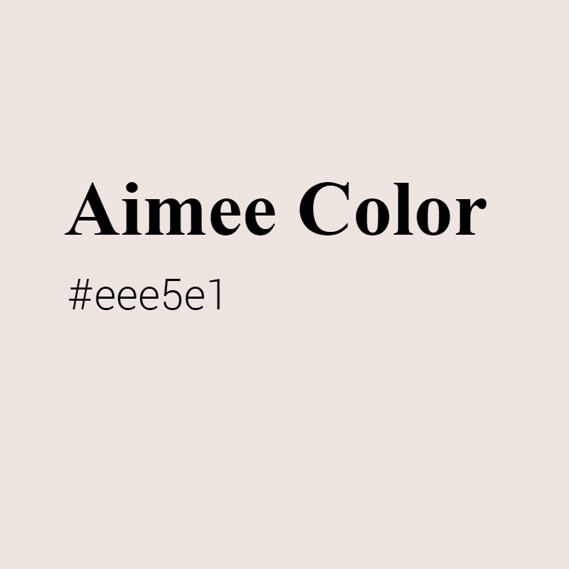 Aimee color #eee5e1 A Cool Color with Grey hue! 
 Tag your work with #crispedge 
 crispedge.com/color/eee5e1/ 
 #CoolColor #CoolGreyColor #Grey #Greycolor #Aimee #Aimee #color #colorful #colorlove #colorname #colorinspiration