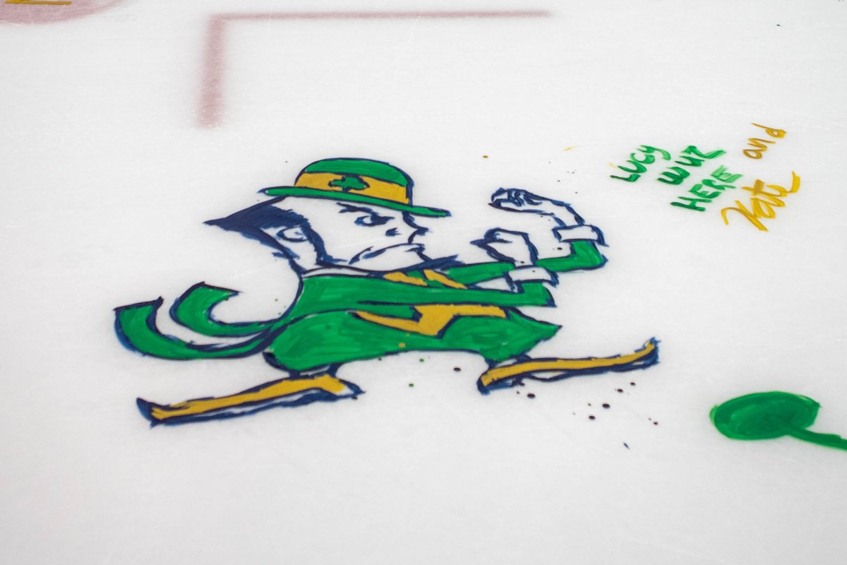 Is it October yet? Thank you to those that joined us to paint the ice and celebrate the 2023-24 season! We look forward to hosting you at @NDCFIA again next season. #GoIrish