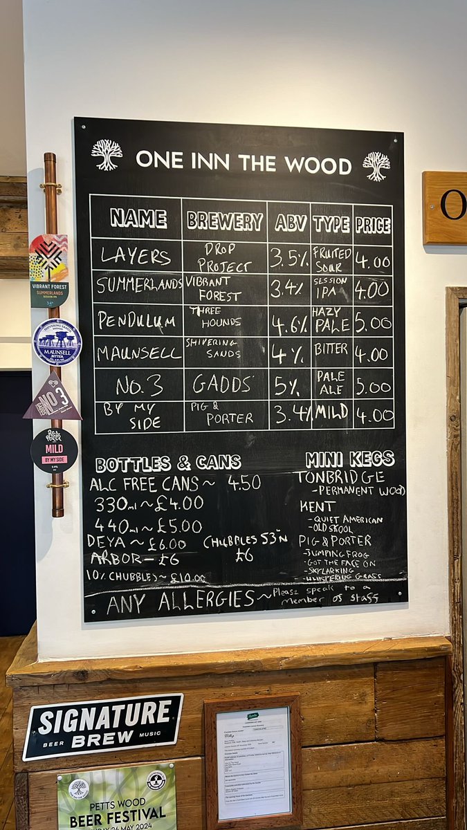 Wednesday’s Board 🍺

@CampaignforPubs 
@BexleyCAMRA 
@CAMRA_London
@CAMRAbromley