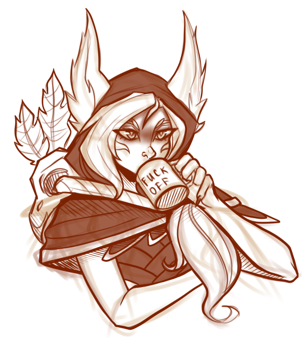 Kaligonox's tweet photo. Still alive but really really tired
#ArtofLegends #xayah https://t.co/A1va6OPYJt