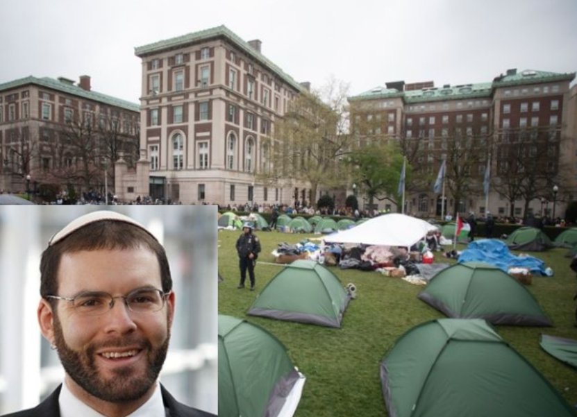 'How beautiful are your tents, oh Colombia University' Progressive Rabbi Praising Student Activists