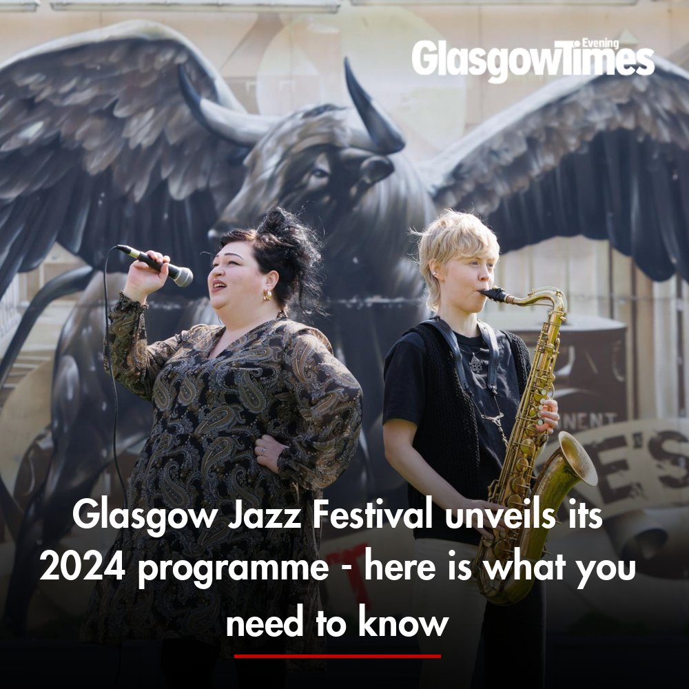 Taking place between June 19 and 23, the festival will see some of jazz’s biggest names perform alongside up-and-coming stars of the future, combining the legendary and the local into one unmissable line-up. glasgowtimes.co.uk/news/scottish-…