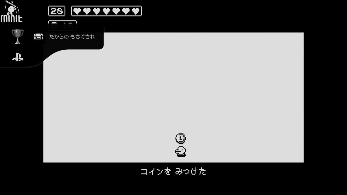 Minit 残り2枚のコインの自力発見は無理ゲと感じたので投了 攻略情報にアクセスとなりました わかるかこんなもん！特に寺院のこ↑こ↓！ 自力で完全攻略された方に敬礼🫡🫡🫡  クリアだけなら常識的な難易度(違ったらゴメン) ゼルダっぽいゲームが好きなら試す価値有り ...