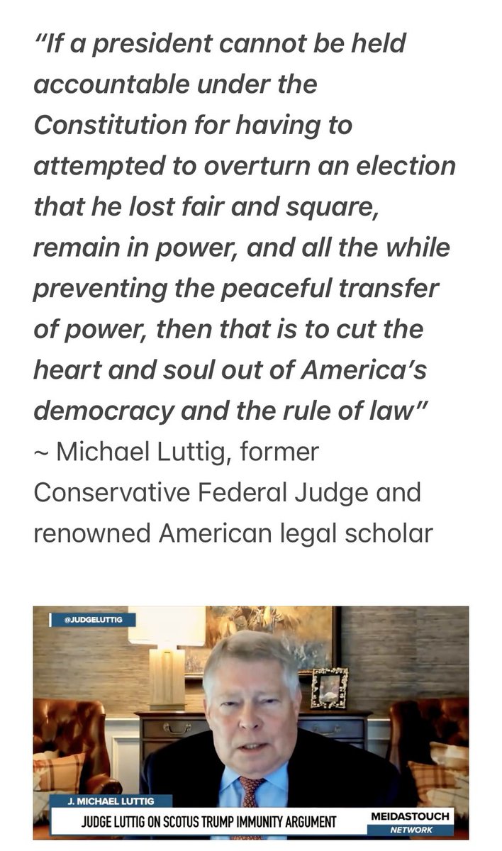 @tribelaw Four separate Grand Juries of American citizens brought forward 93 felony counts in three states and Washington, D.C. Stop whining. You put yourself here. This Is American Justice. #TrumpIsAccountable to the American People. You are having your Day In Court Stop complaining.