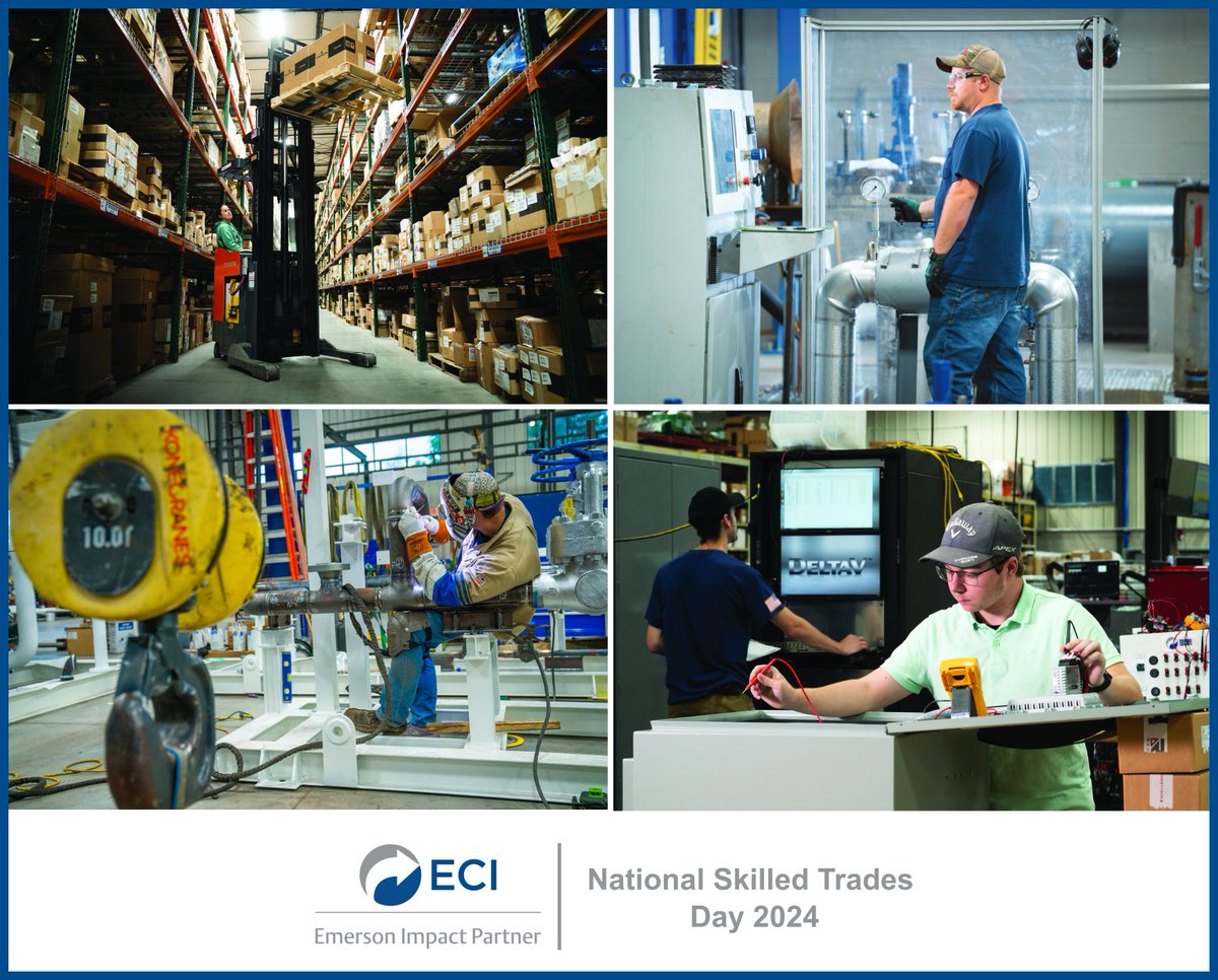 Today is #NationalSkilledTradesDay! We are proud of the work ours teams do every day to support our customers and to enable high quality, efficient operations. #TopWorkplace #GreatCompaniesHireGreatPeople