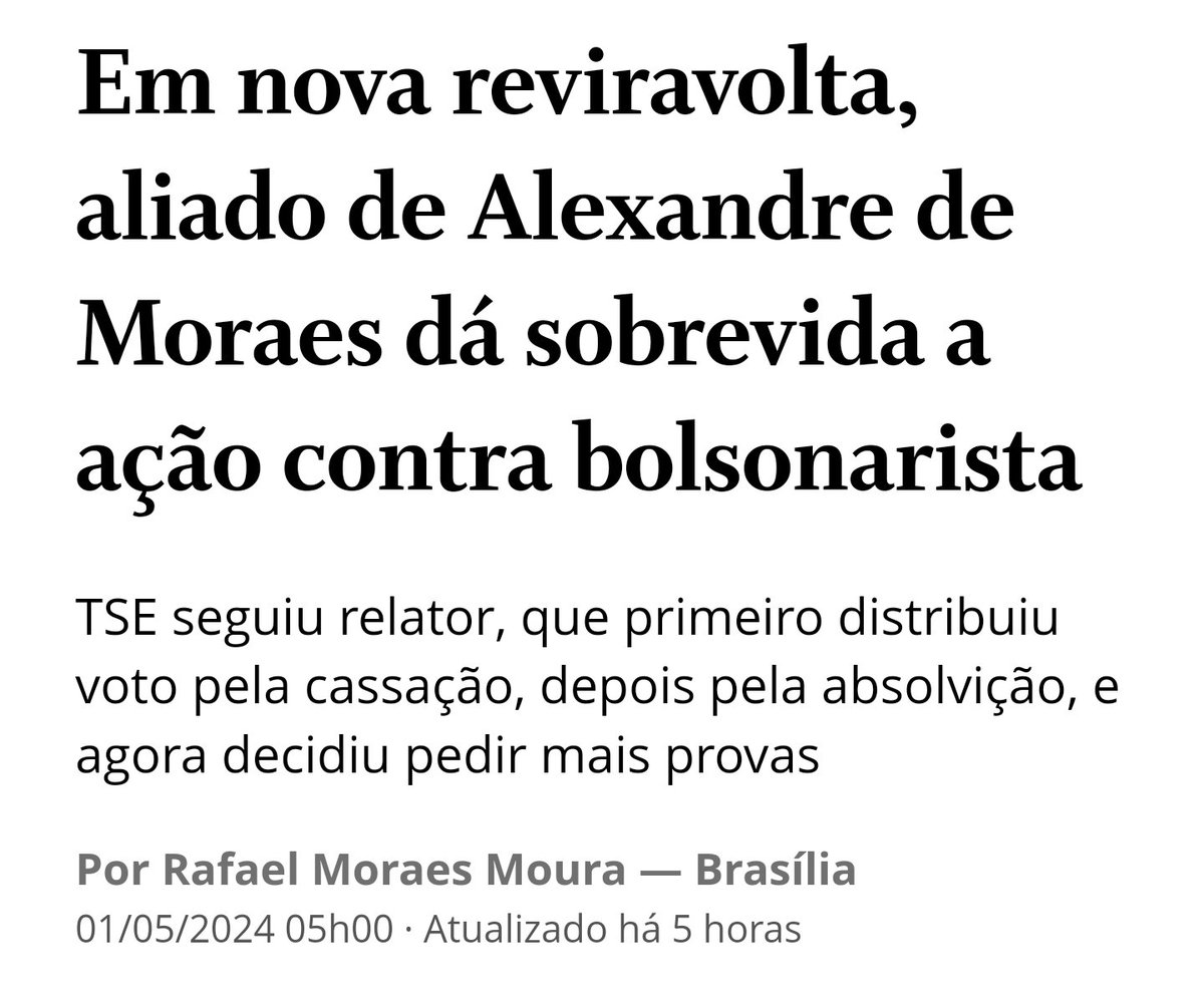 No que transformaram a Justiça brasileira? Primeiro, o relator do caso vota pela cassação do senador catarinense Jorge Seif. Depois de negociações de bastidores, segundo a imprensa, ele muda o voto radicalmente, e passa a defender a absolvição. Depois que a nova decisão vaza…