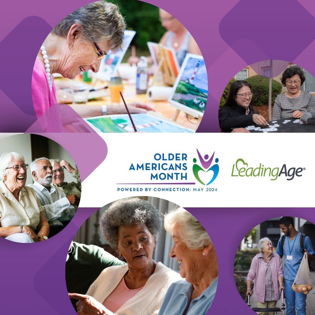 It’s #OlderAmericansMonth! Join LeadingAge in celebrating the many ways aging services providers bring people together and how aging is #PoweredByConnection. Older Americans Month Story: buff.ly/3y05O6o Members-only tools and resources: buff.ly/4aUKM7N