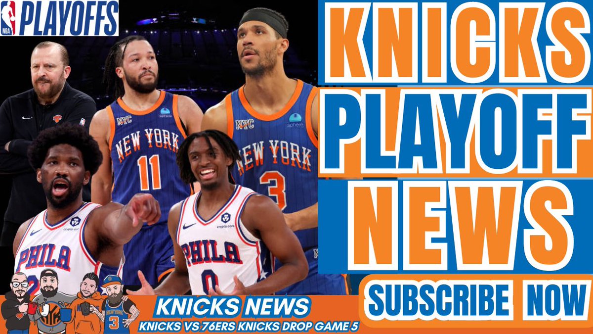 The Knicks Morning Brew with @ProjectNerdHQ @Phil_All_CAPS & @EddiePresti_ 

The Heartbreak Still Stings In The Morning…How We Feeling Knicks Fans? #OnToTheNext 

Join Open Panel Live 11am ET☕️📺 youtube.com/live/SYMkh977t…