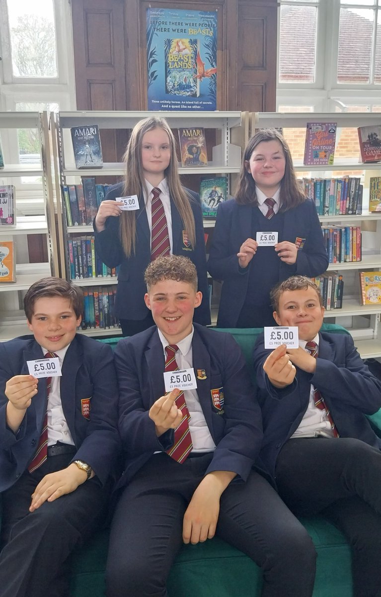 PATKingsSchool's tweet photo. Congratulations to these amazing students who have made a huge effort with their literacy! Hard work certainly pays off, and today they have enjoyed a reward from the @scholasticuk Book Fair. Well done! ✨ #readingforpleasure #literacy #happyshopping https://t.co/67NKrvYLJD
