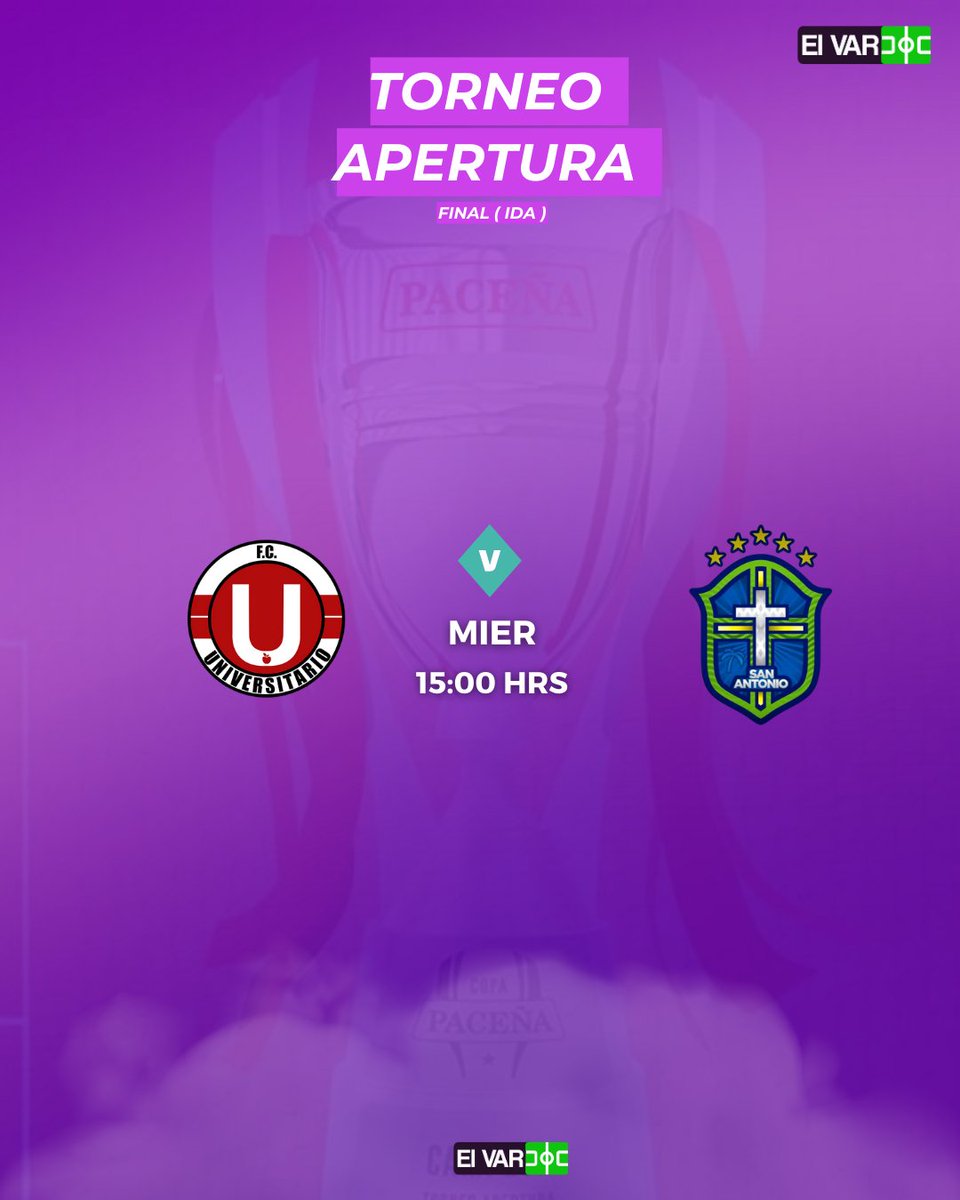 🚨🏆| FINAL IDA!!!🔥

Hoy Miércoles se juega los primeros 90 minutos de la final de la #CopaPaceña
FC Universitario llega a la final tras eliminar a The Strongest y San Antonio de Bulo Bulo eliminó a Independiente Petrolero. 

#DivProfesional #Oficial #Bolivia #Fútbol #FBF #ElVar