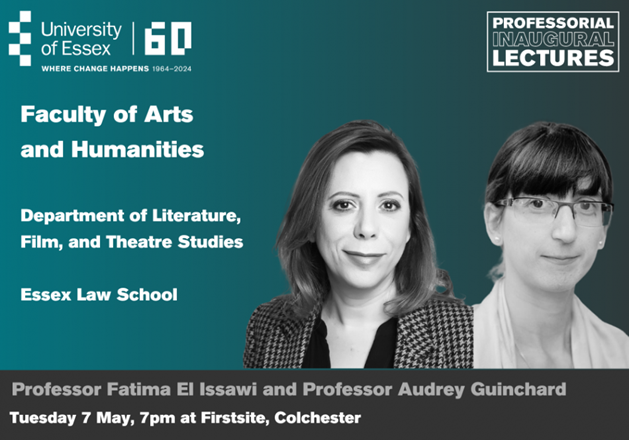 On Tuesday 7 May 2024, please join newly appointed Professors from our Faculty of Arts and Humanities (Featuring Audrey Guichard @EssexLawSchool) at @firstsite, as they share insights from their ongoing research. More info and to book: eventbrite.co.uk/e/professorial…