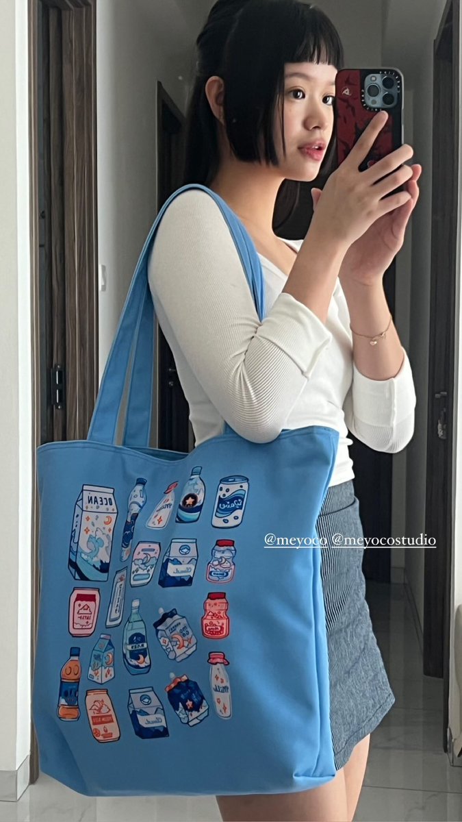 Drinks tote bag is back 🧃 meyocostudio.com/products/drink…
