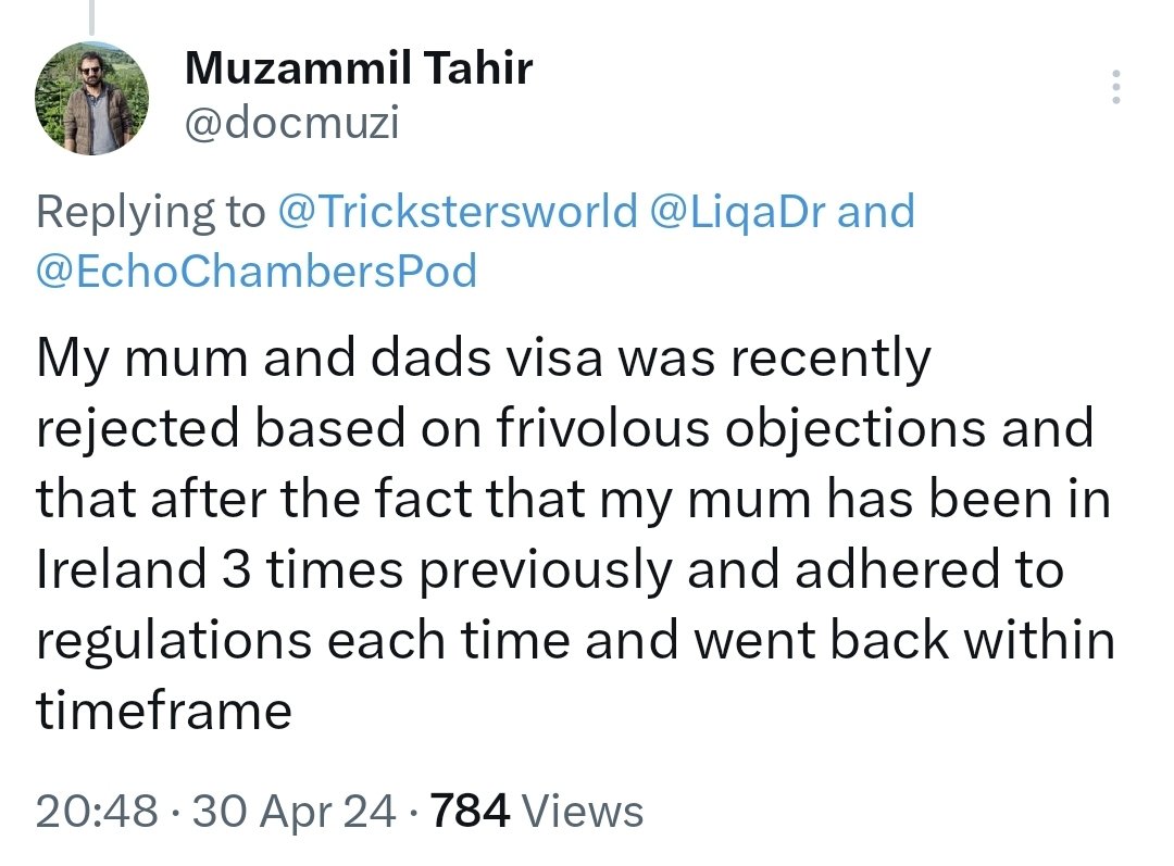 Dr Muzammil is a new Irish, a brilliant GP & has been serving @HSELive for more than 10 years now. He has better opportunities all across globe but has made Ireland home. We urge @HMcEntee to investigate such ill treatment by VISA SECTION of @DeptJusticeIRL #FastTrackFamilyVisa