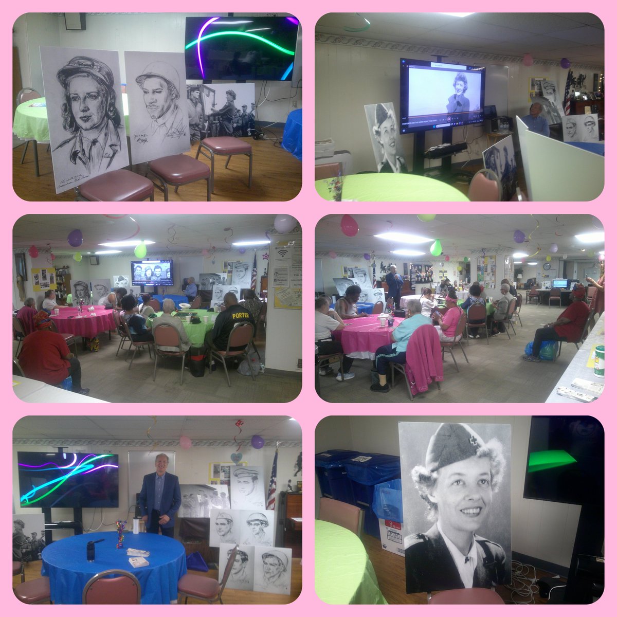 Seniors from <a href="/Pittsburgh/">City of Pittsburgh</a>’s Brighton Heights HAL Senior Center enjoyed the Elizabeth Black Documentary presented by <a href="/wqed/">WQED</a> producer/writer David Solomon. The documentary features this native Pittsburgh Artist who left an indelible mark on World War II soldiers &amp; their families.