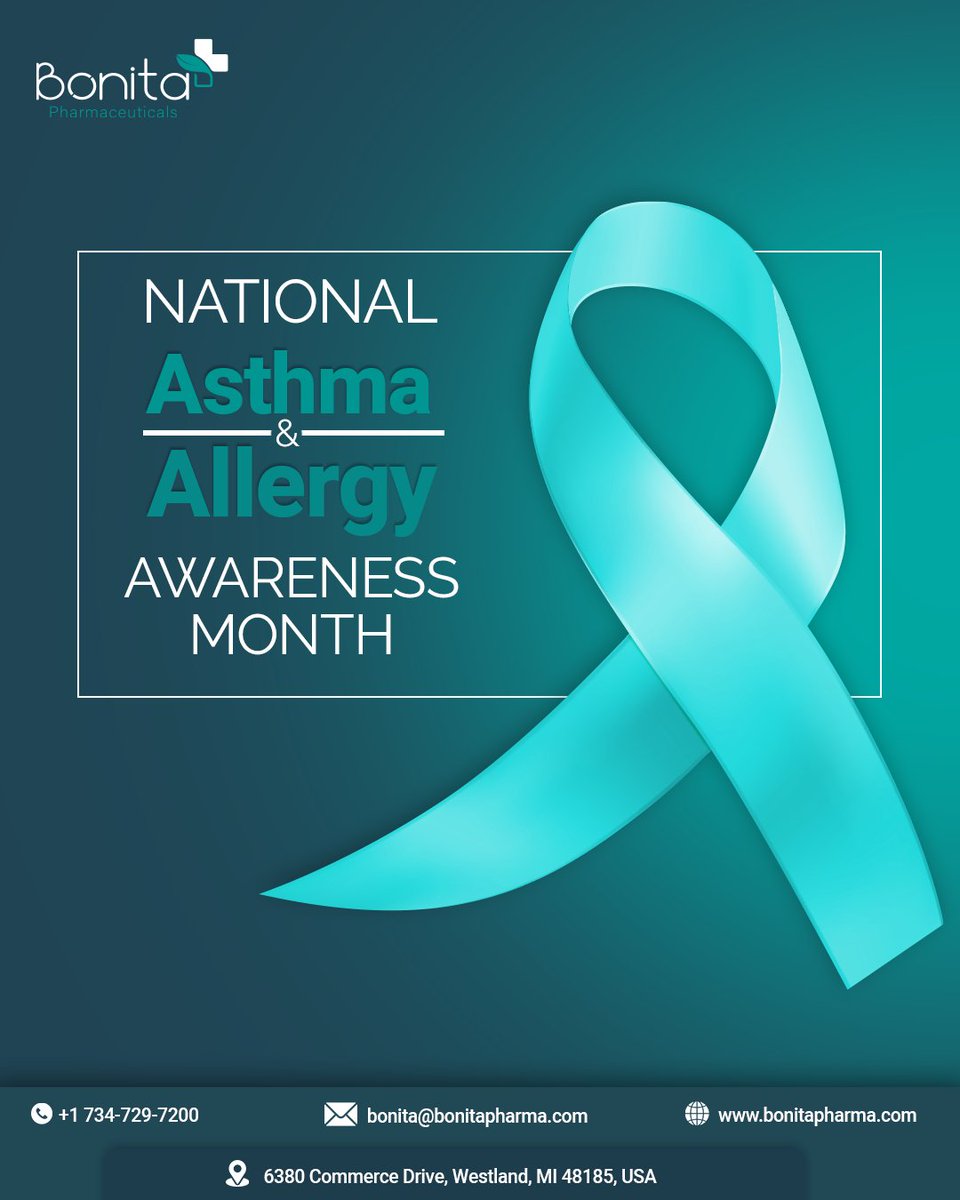 May is National Asthma & Allergy Awareness Month - a time to educate, advocate, and support those affected by asthma and allergies.

#asthmaawareness #allergyawareness #respiratoryhealth #healtheducation #awarenessmonth #bonitapharmaceuticals #pharmaceuticals #medicalsupplies