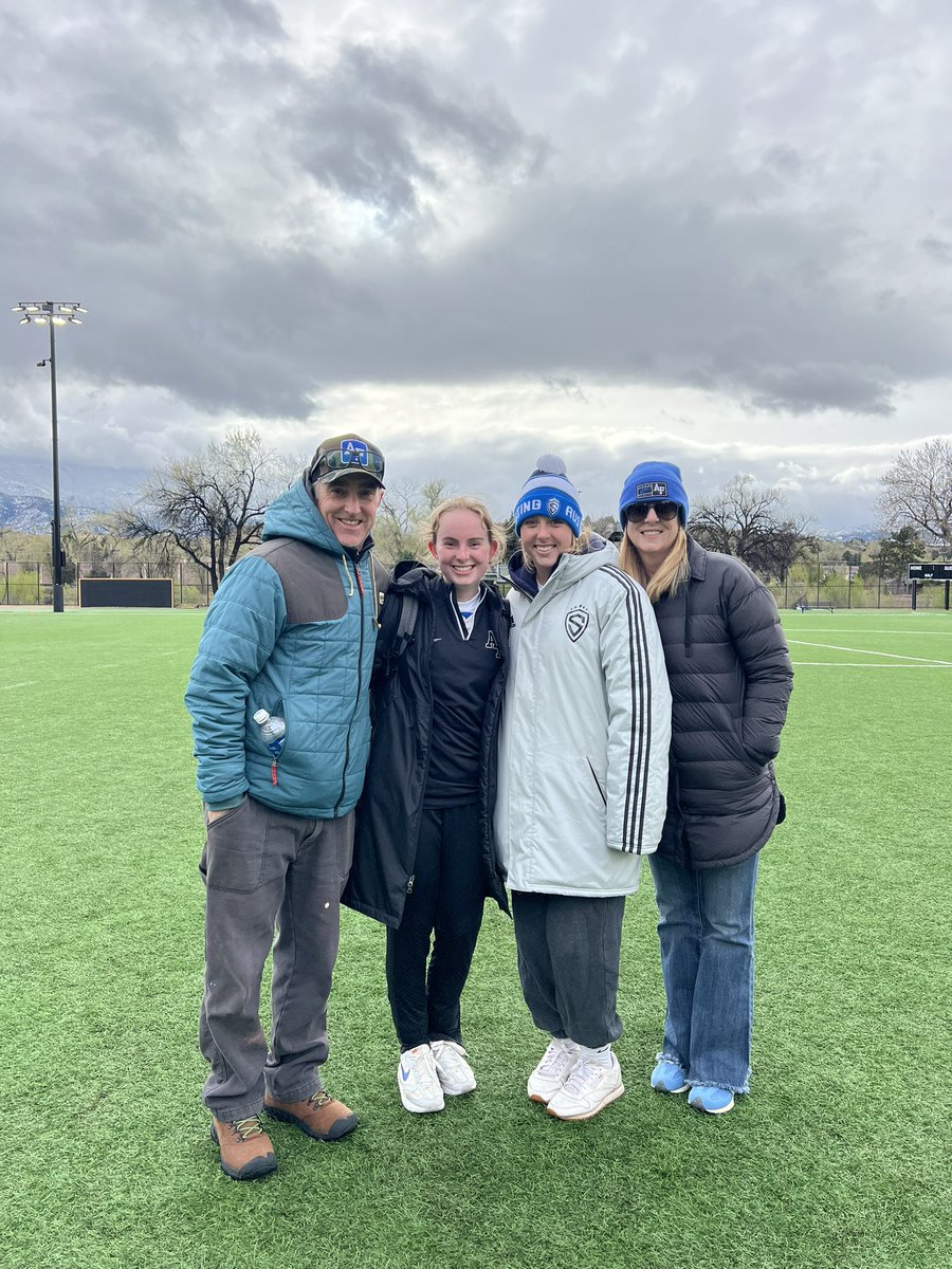 Quick trip to CO last weekend to see #14 @peyton_ferrell and @AF_WSOC play @CCWSoccer‼️