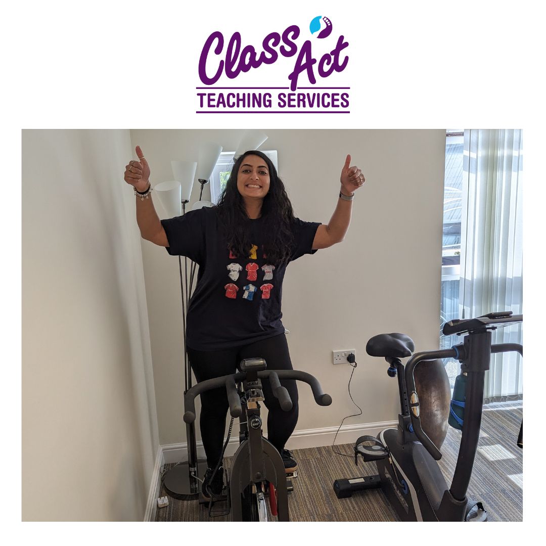 #ClassAct cycling challenge for @CPAGUK is off to a great start! Kiran kicked off with a solid 5-mile ride today. It's a marathon, not a sprint! 🚴‍♀️💪

💙 #CPAG aims to help children in poverty. Every donation counts! 💜
👉 eu1.hubs.ly/H08VqZG0 👈

#Cycling #Donate #EndPoverty