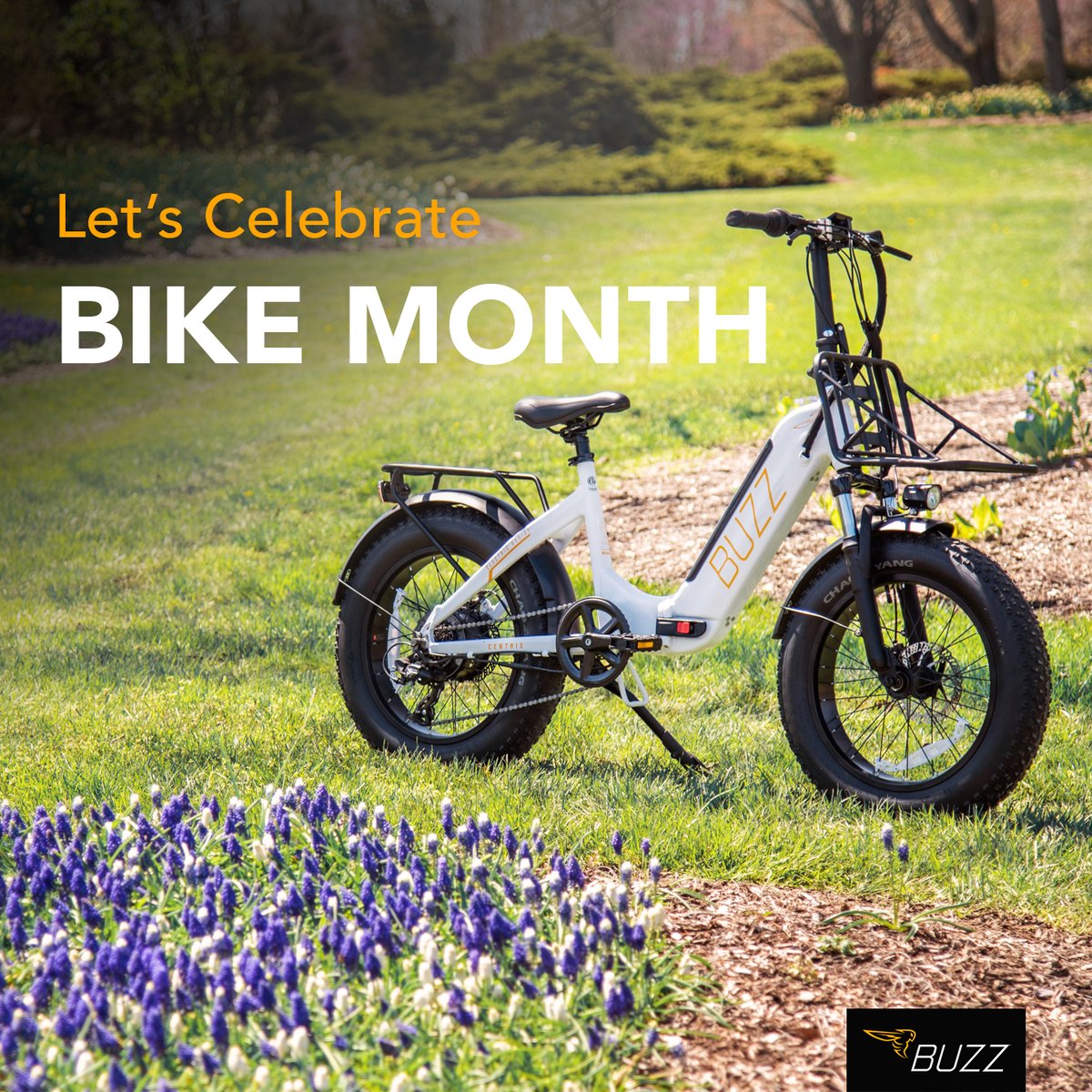 May Bike Month has arrived! 🤗 Make sure to get out and enjoy nature on your Buzz! ☀️ Stay tuned all month long for deals on your next ride!  

#BuzzThroughLife #MayBikeMonth #BikeMonth #Ebike