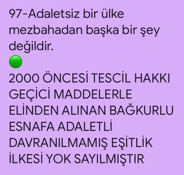 @isikhanvedat #ESNAFIN ÇALIŞMA HAYATI OLAN BAĞ-KUR TESCİL HAKKI 04.10.2000.TARİHİNDE SİLİNEN ESNAFIN ÇOĞU EMEKLİ OLAMADAN KABRİSTAN HAYATINA GEÇMİŞTİR.ADALET BUMU @RTErdogan @Akparti @dbdevletbahceli @MHP_Bilgi @memetsimsek @_cevdetyilmaz @MKalayci42 #BagkurTescilMagdurları